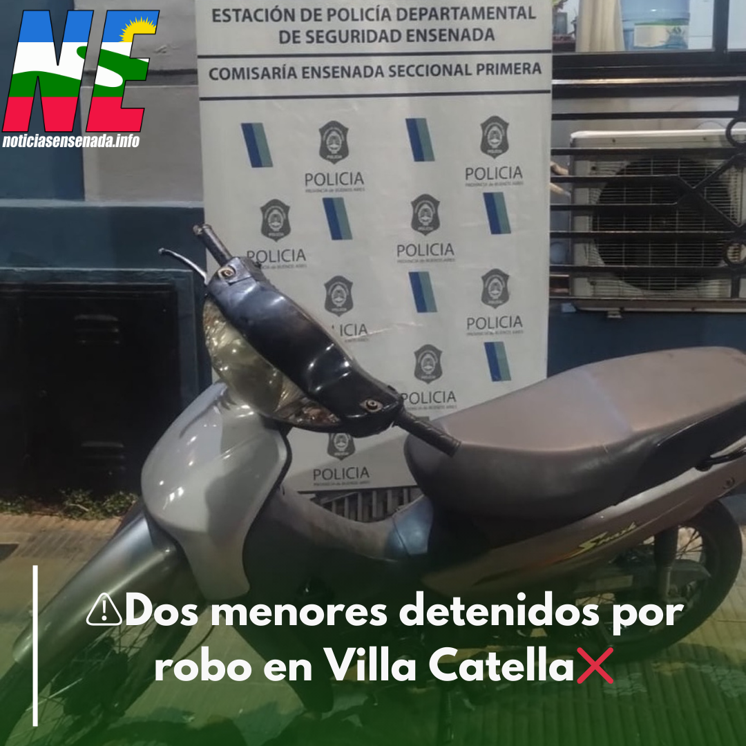 Dos menores detenidos por robo en Villa Catella